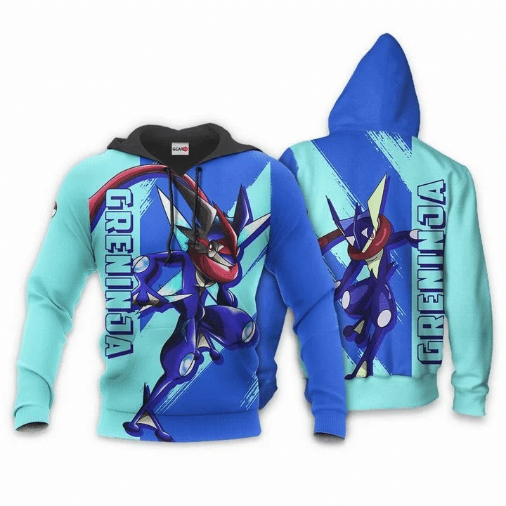 Pokemon Greninja  3d Hoodie Zip Hoodie