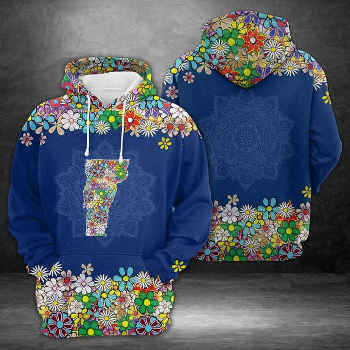 Vermont Flower 3D All Over Print Hoodie & Zip Hoodie
