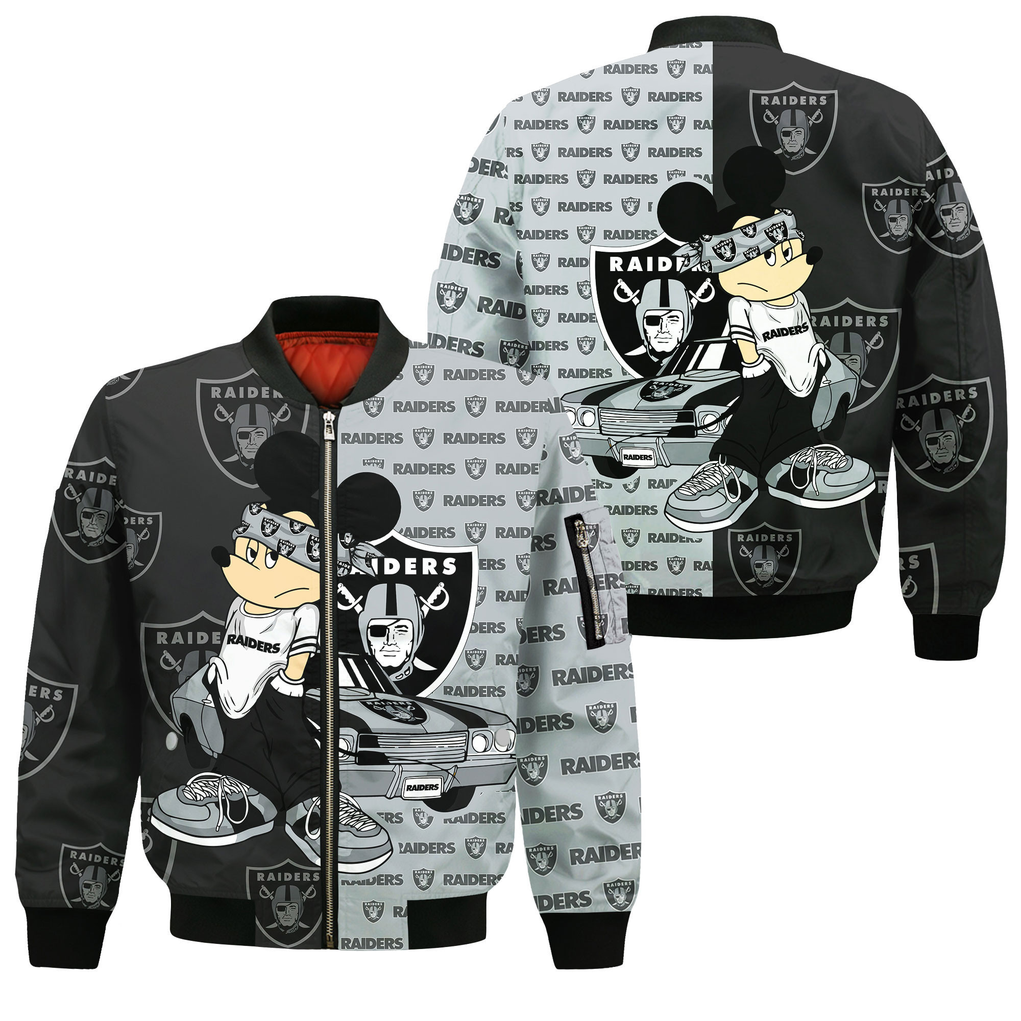 Las Vegas Raiders Thick Bomber Jacket CS102