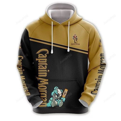 CAPTAIN MORGAN WHISKEY 3D All Over Print Hoodie & Zip Hoodie