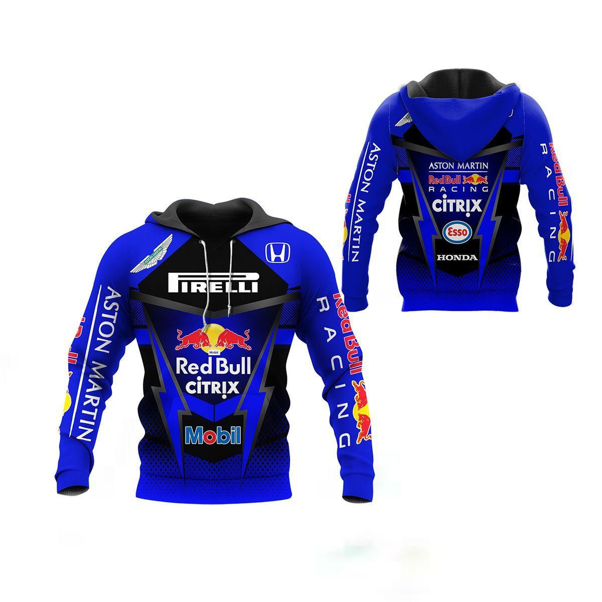 Red Bull Racing All Over Print Hoodie, Zip Hoodie 359