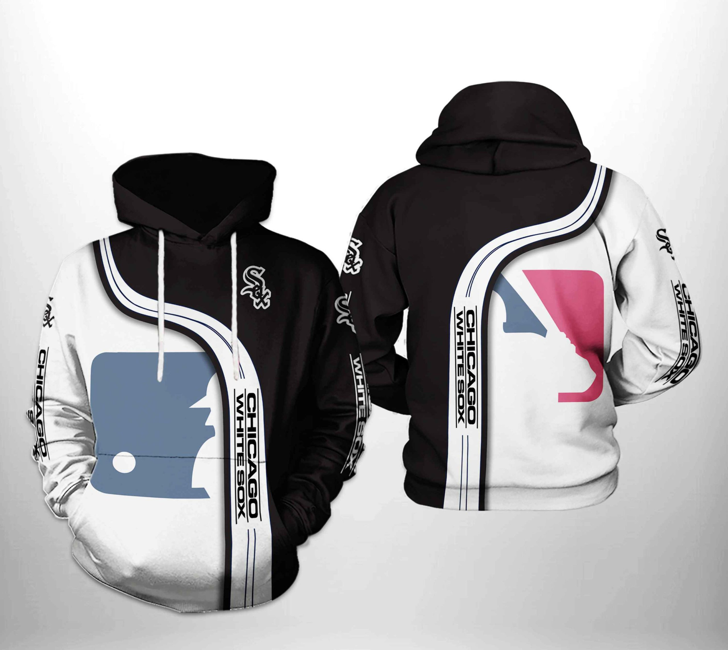 Chicago White Sox MLB Team 3D All Over Print Hoodie & Zip Hoodie