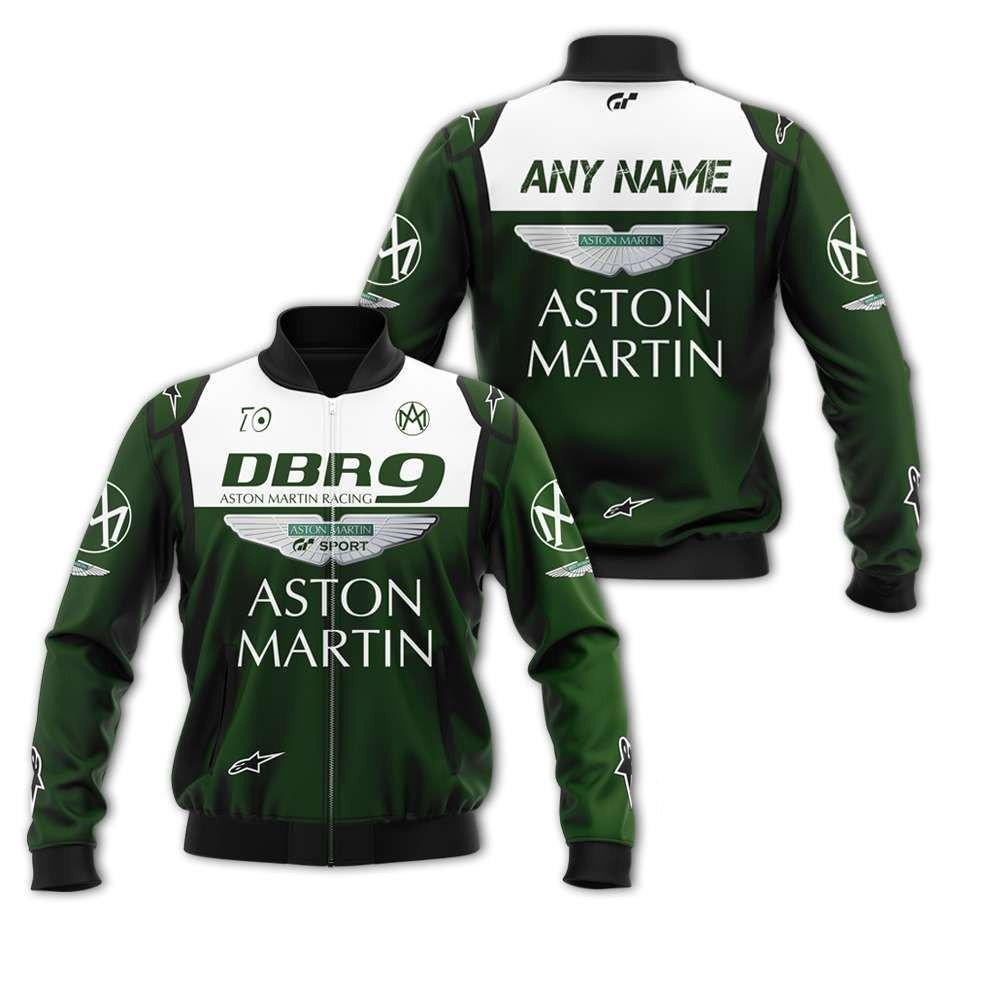 Personalized Aston Martin Racing Dbr9 Bomber Jacket 859