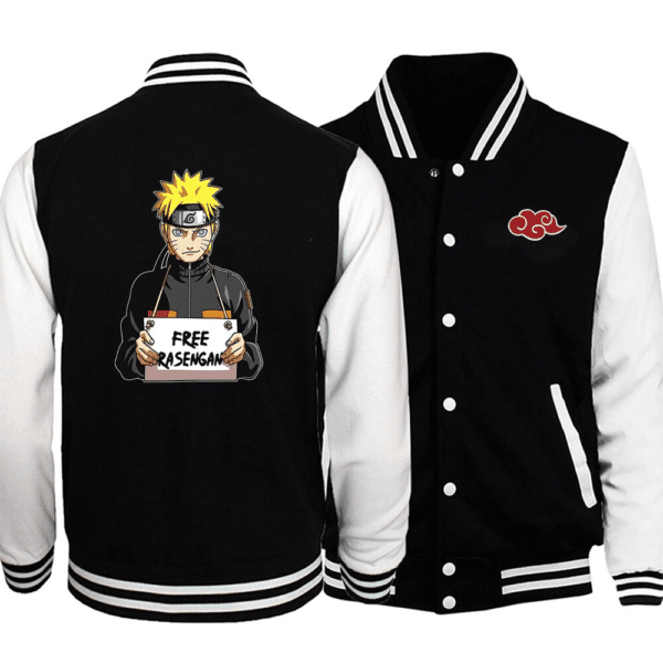 Naruto Free Rasengan Demonstration Naruto Anime Baseball Jacket 334