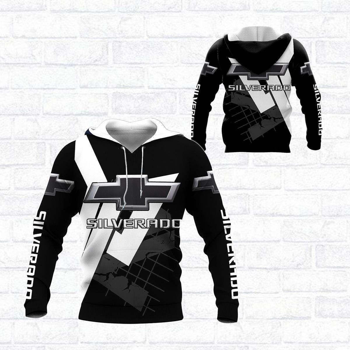 Chevrolet Silverado Shirt 901, 3d Hoodie Zip Hoodie