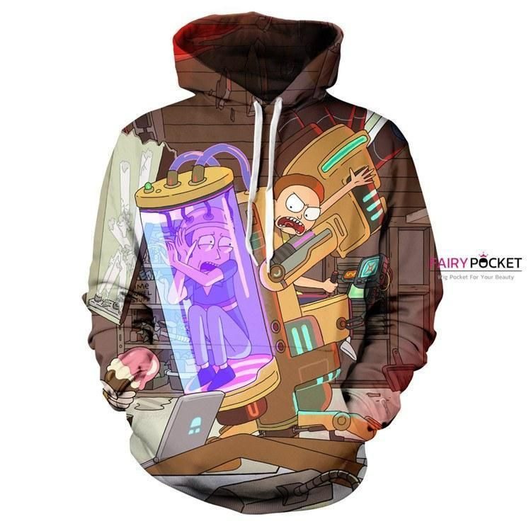 Rick and Morty Morty 3D All Over Print Hoodie & Zip Hoodie