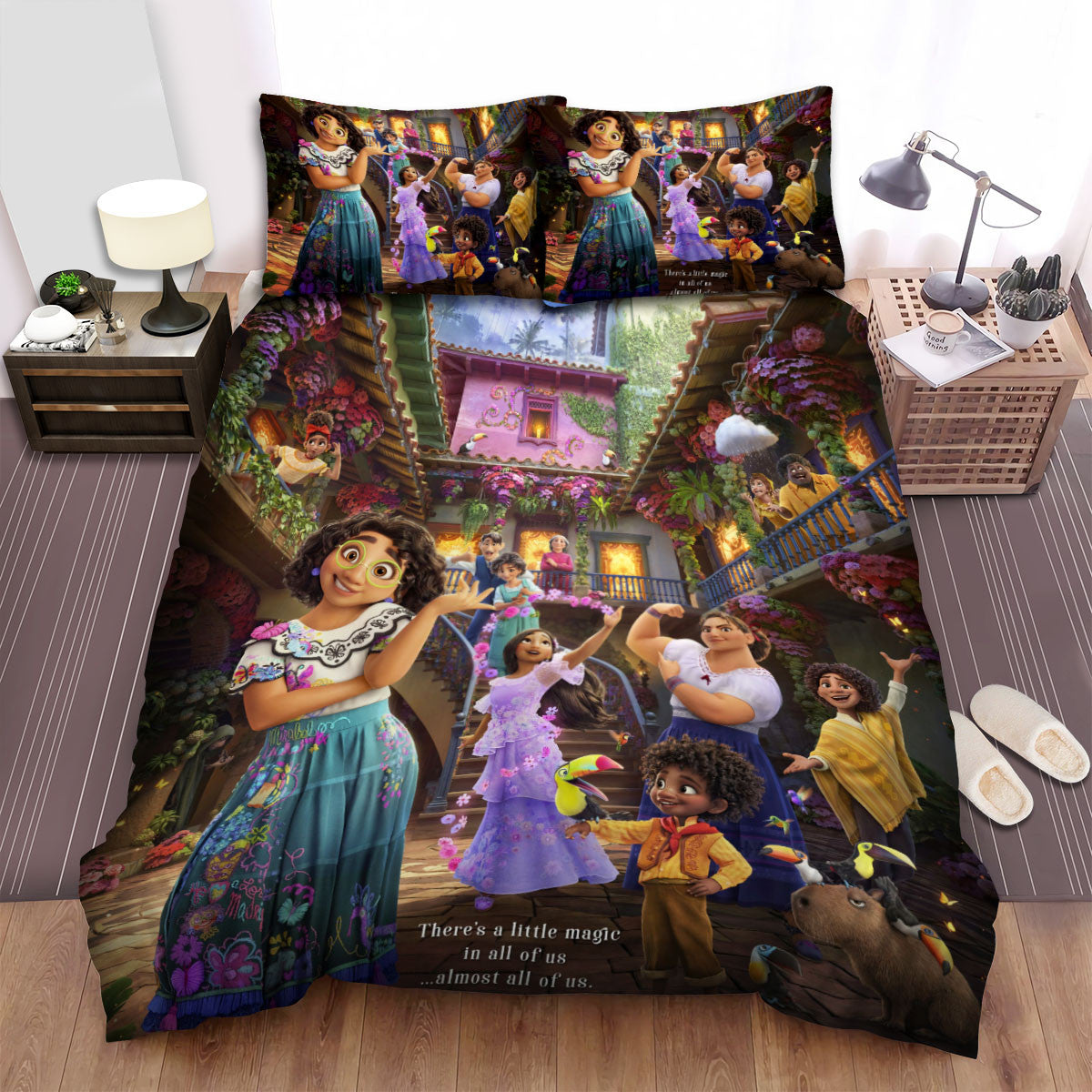 Encanto Bedding Set DN Encanto Characters Dancing Duvet Covers
