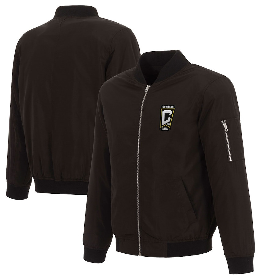 Columbus Crew SC Black Bomber Jacket