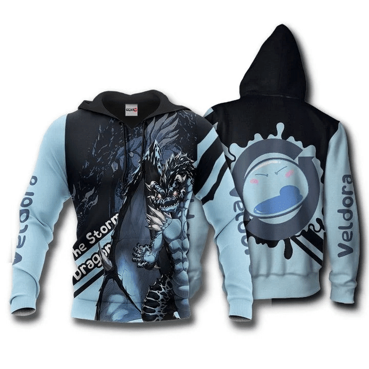Veldora Storm Dragon Tensura 3d Hoodie Zip Hoodie