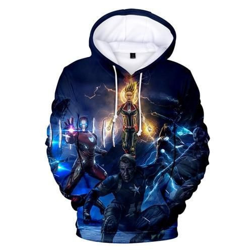 The Avengers 4 Cosplay 3d Printed Men Hoodies - Kidenmall
