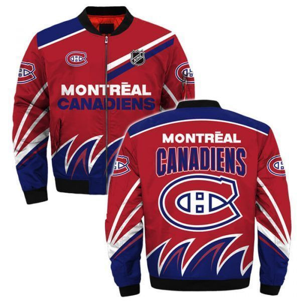 Montreal Canadiens Red Bomber Jacket