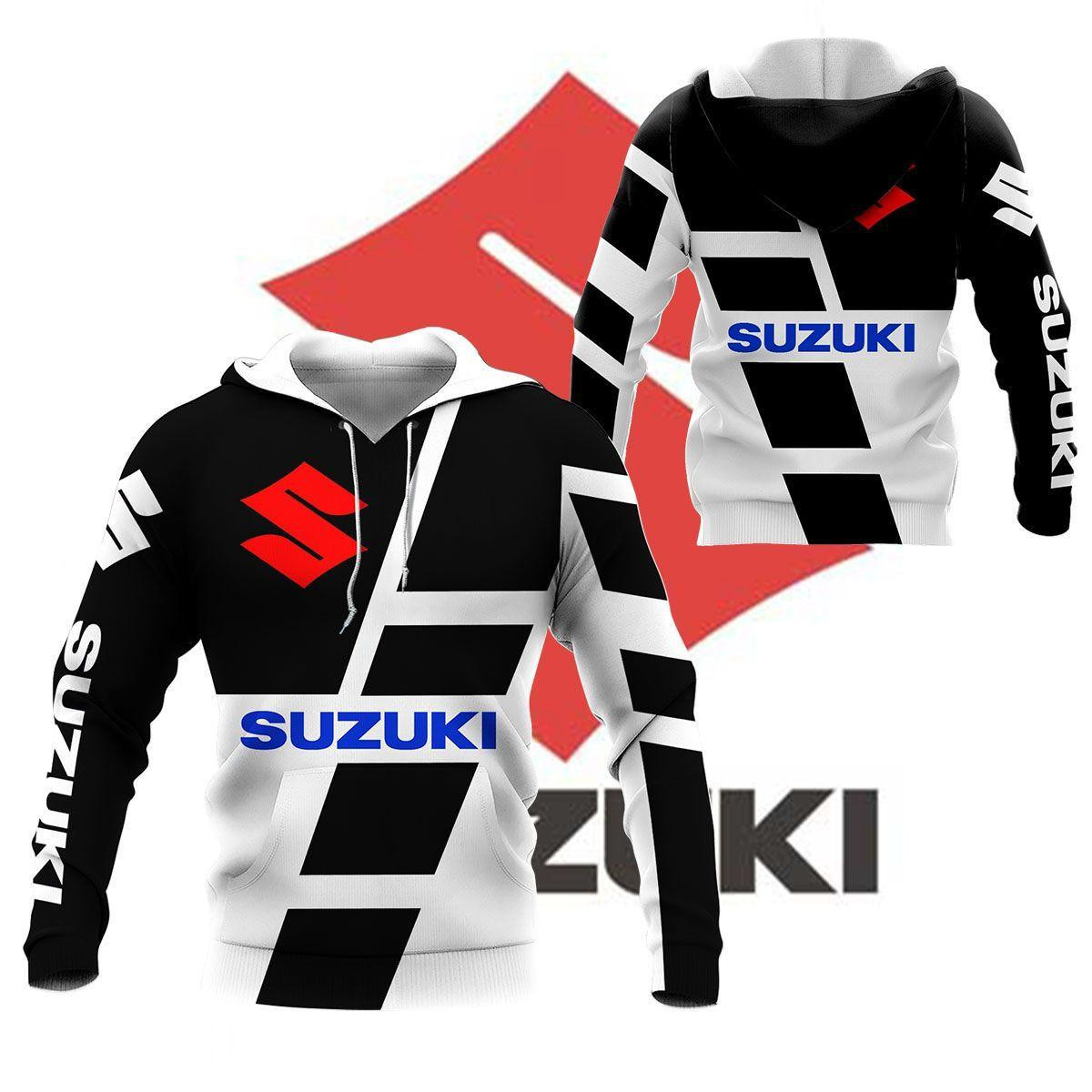 Suzuki Shirt 388, 3d Hoodie Zip Hoodie