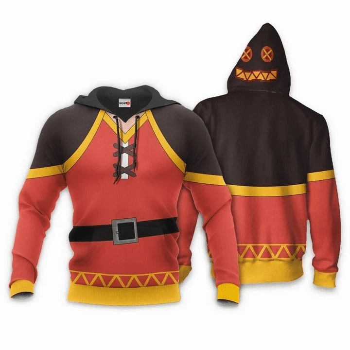Megumin Konosuba God?s Blessing On This Wonderful World 1 3d Hoodie Zip Hoodie