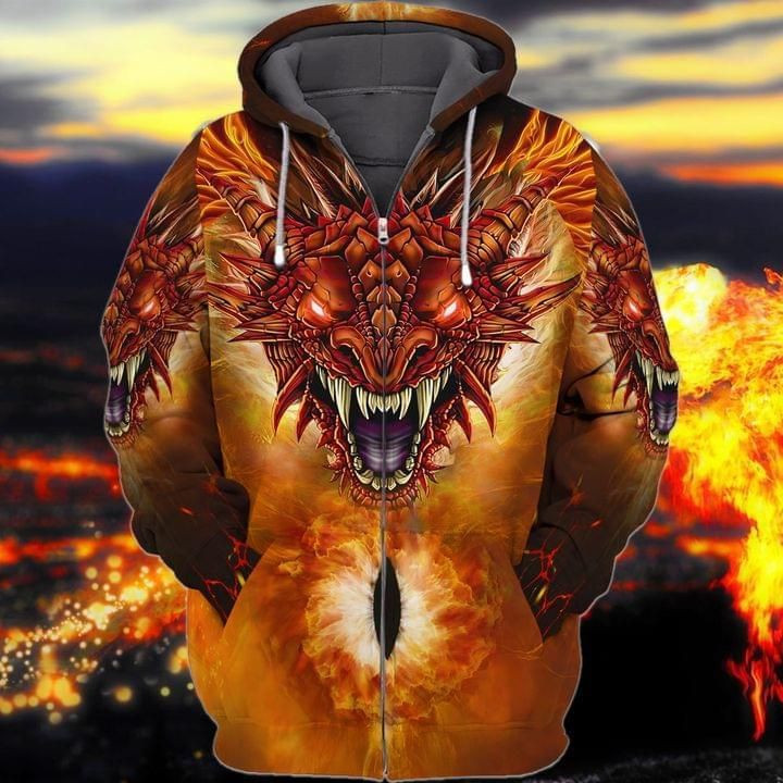 Dragon 3d Hoodie Zip Hoodie