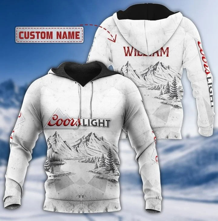 Personalized Coors Light Beer Custom Name 3d Hoodie