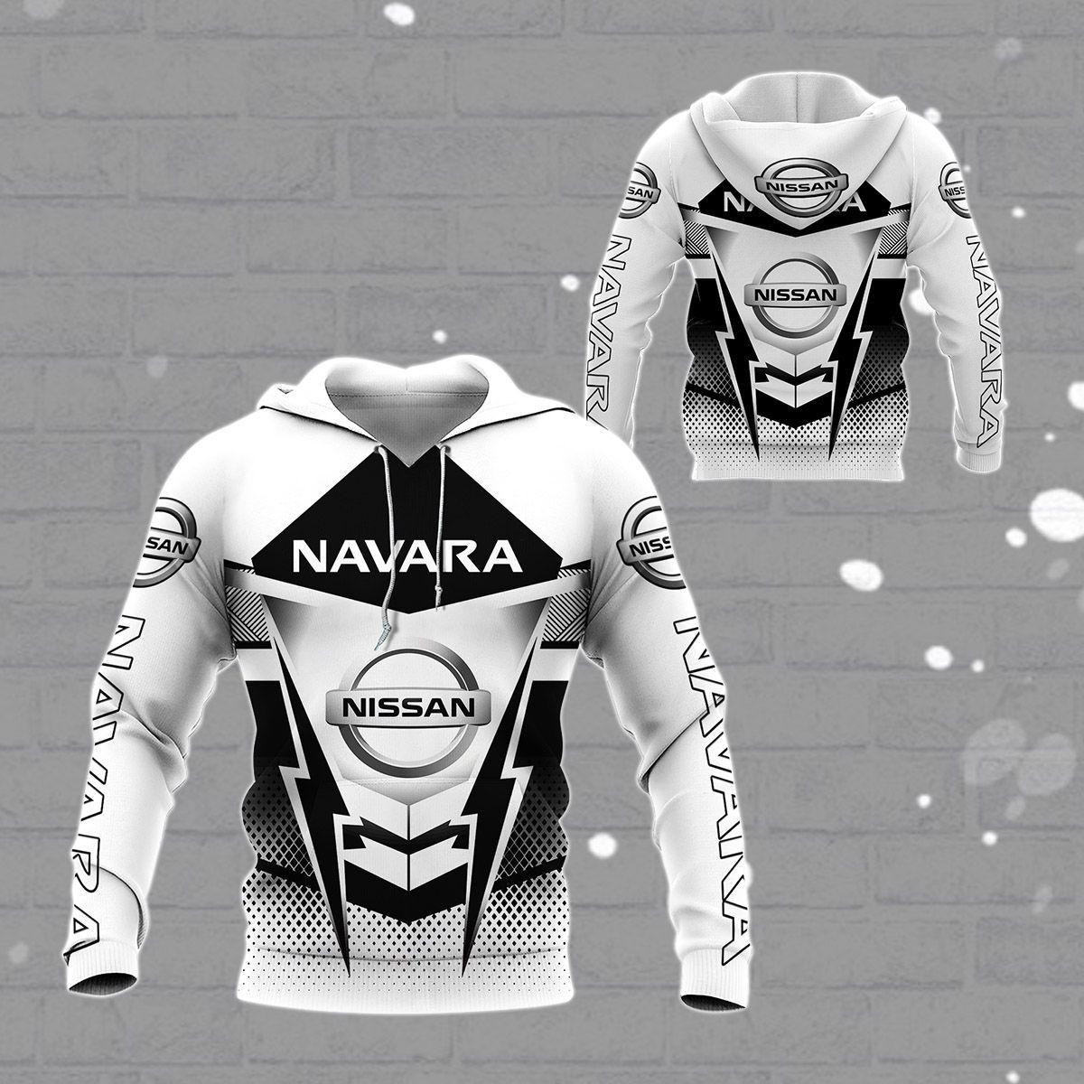 Nissan Navara Shirt 488, 3d Hoodie Zip Hoodie