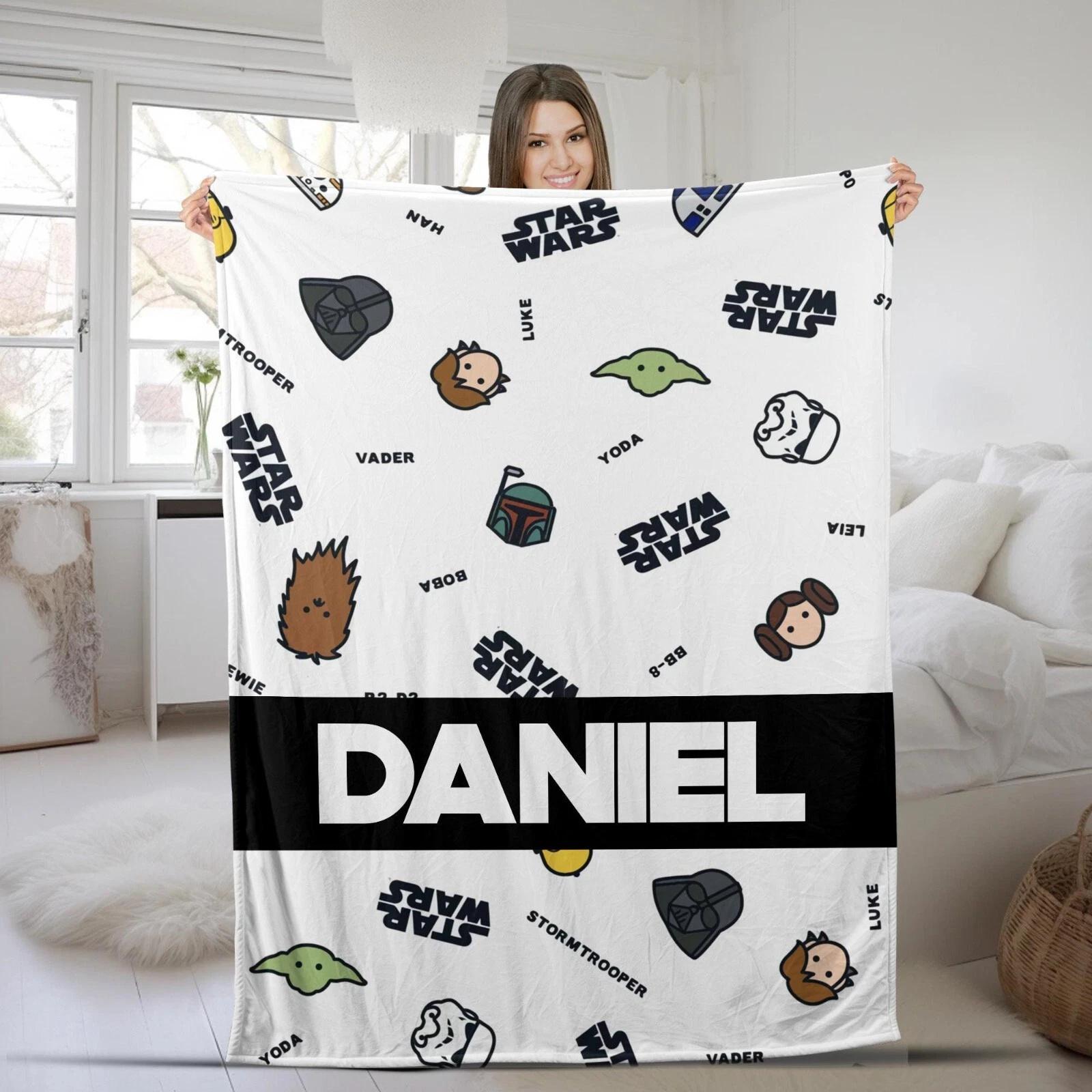 Personalized Marvel Team Blanket Group Hero Baby Fleece Sherpa Blanket