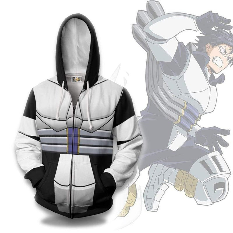 Tenya Ida Cosplay Costume My Hero Academia 3D All Over Print Hoodie & Zip Hoodie