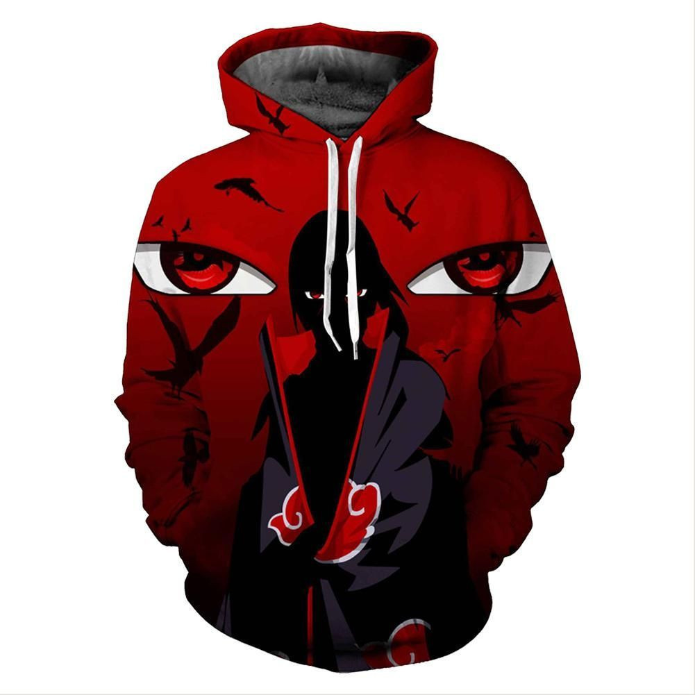 Unisex Uchiha Itachi 3D All Over Print Hoodie & Zip Hoodie