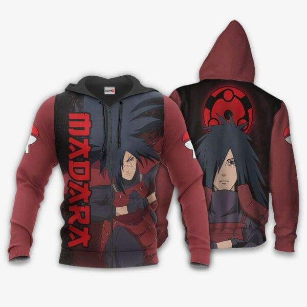 Uchiha Madara Sharingan Eyes Naruto Anime 3k394 Cartoon 3d Hoodie Zip Hoodie 2704