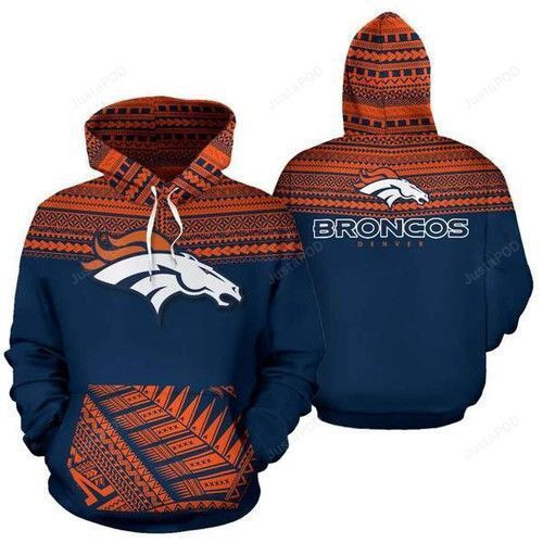 Denver Broncos Ncaa Football Maori Tattoo 3D All Over Print Hoodie & Zip Hoodie
