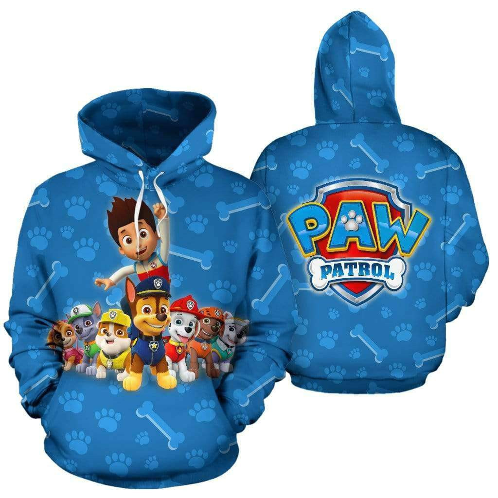 Paw Patrol 3D All Over Print Hoodie & Zip Hoodie