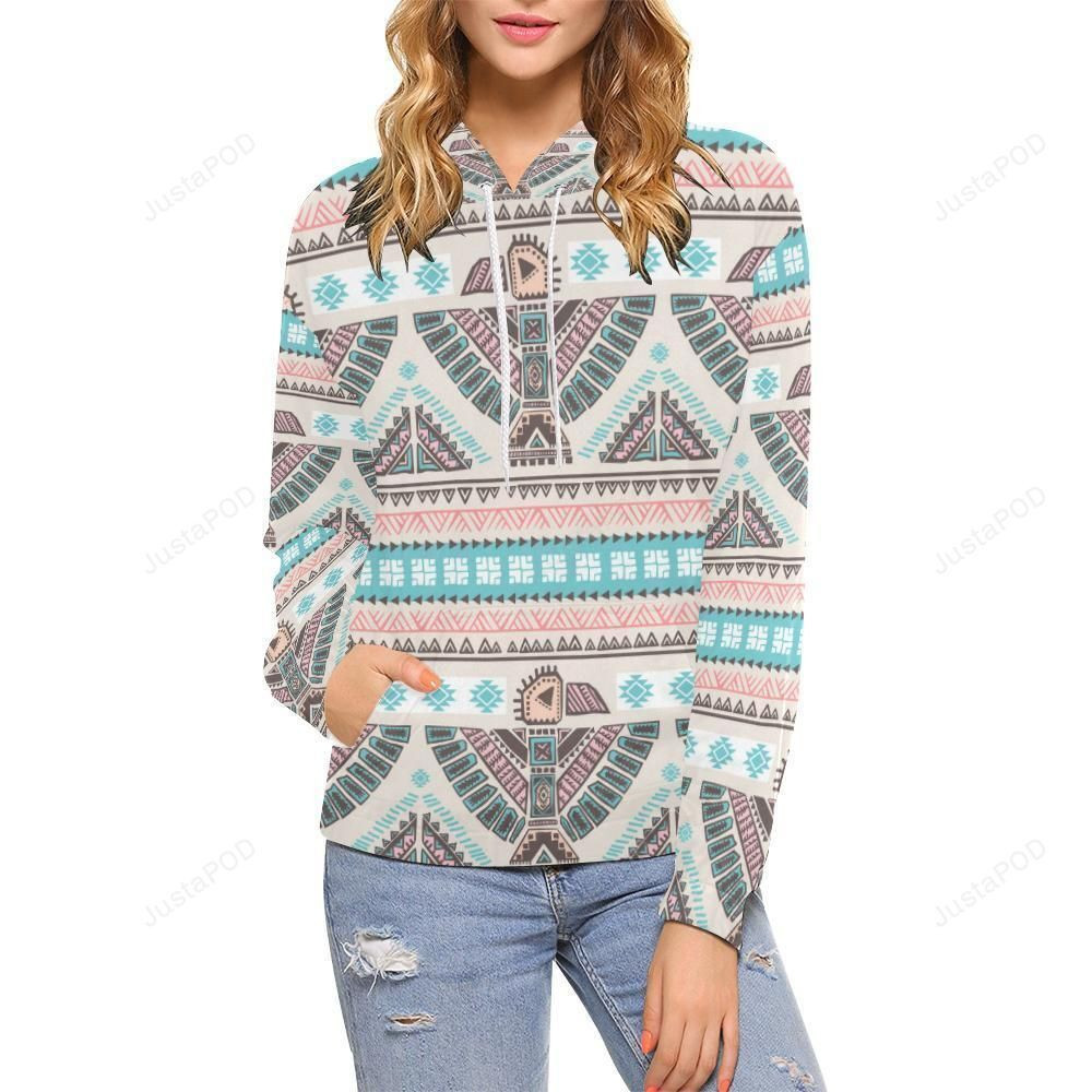 Tribal Native Indians American Aztec Navajo Print 3D All Over Print Hoodie & Zip Hoodie