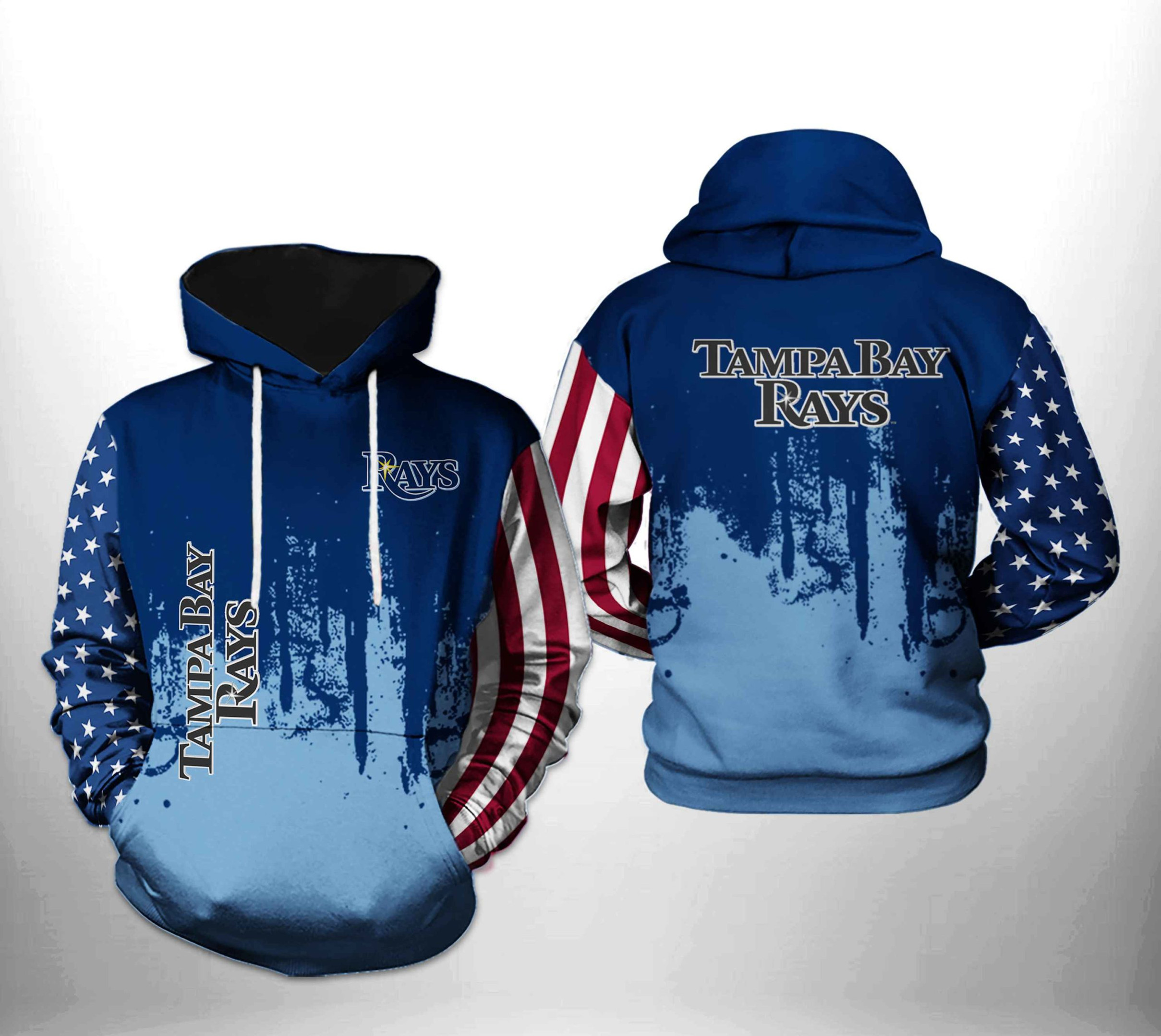 Tampa Bay Rays MLB Team US 3D All Over Print Hoodie & Zip Hoodie