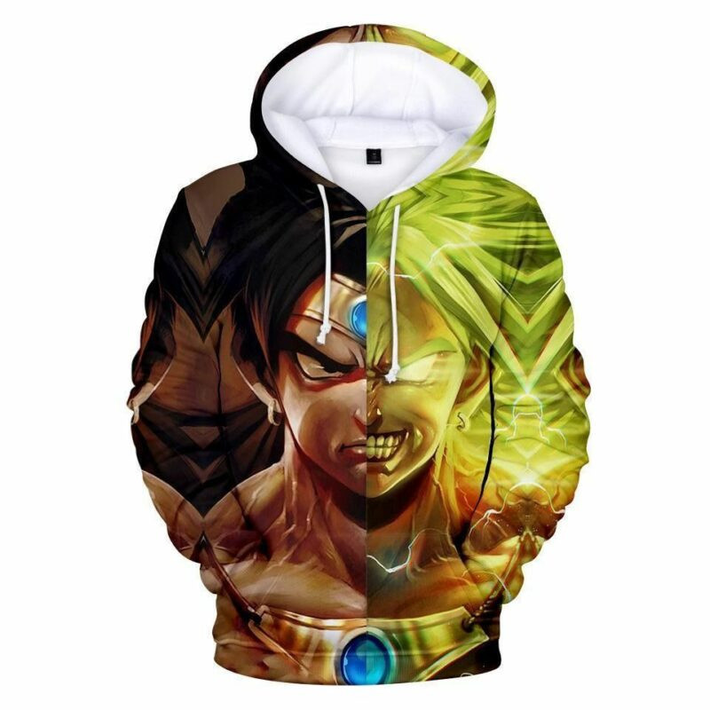 Goku Broly Dragon Ball Gift Over Print 3d Hoodie Zip Hoodie