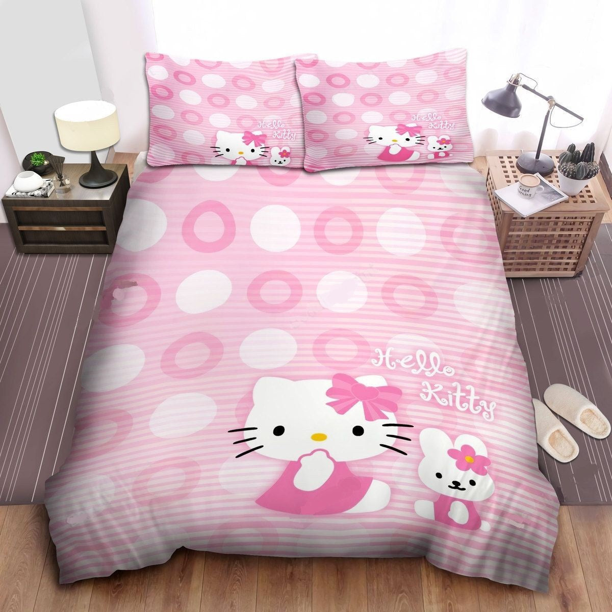 Hello Kitty Bedding Set Hello Kitty My Melody Dots Pattern Duvet Covers