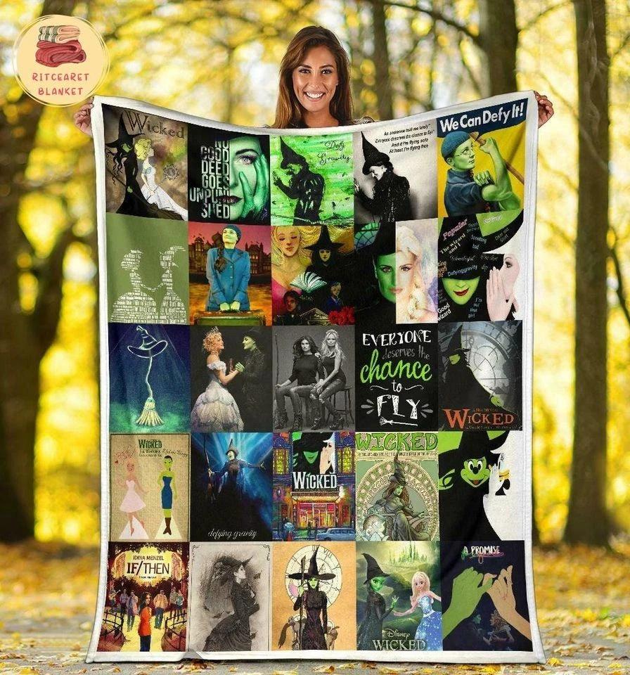 Wicked Fleece Sherpa Blanket