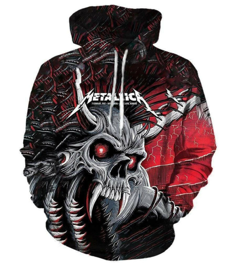 Metallica Hoodies - Pullover Black Hoodie