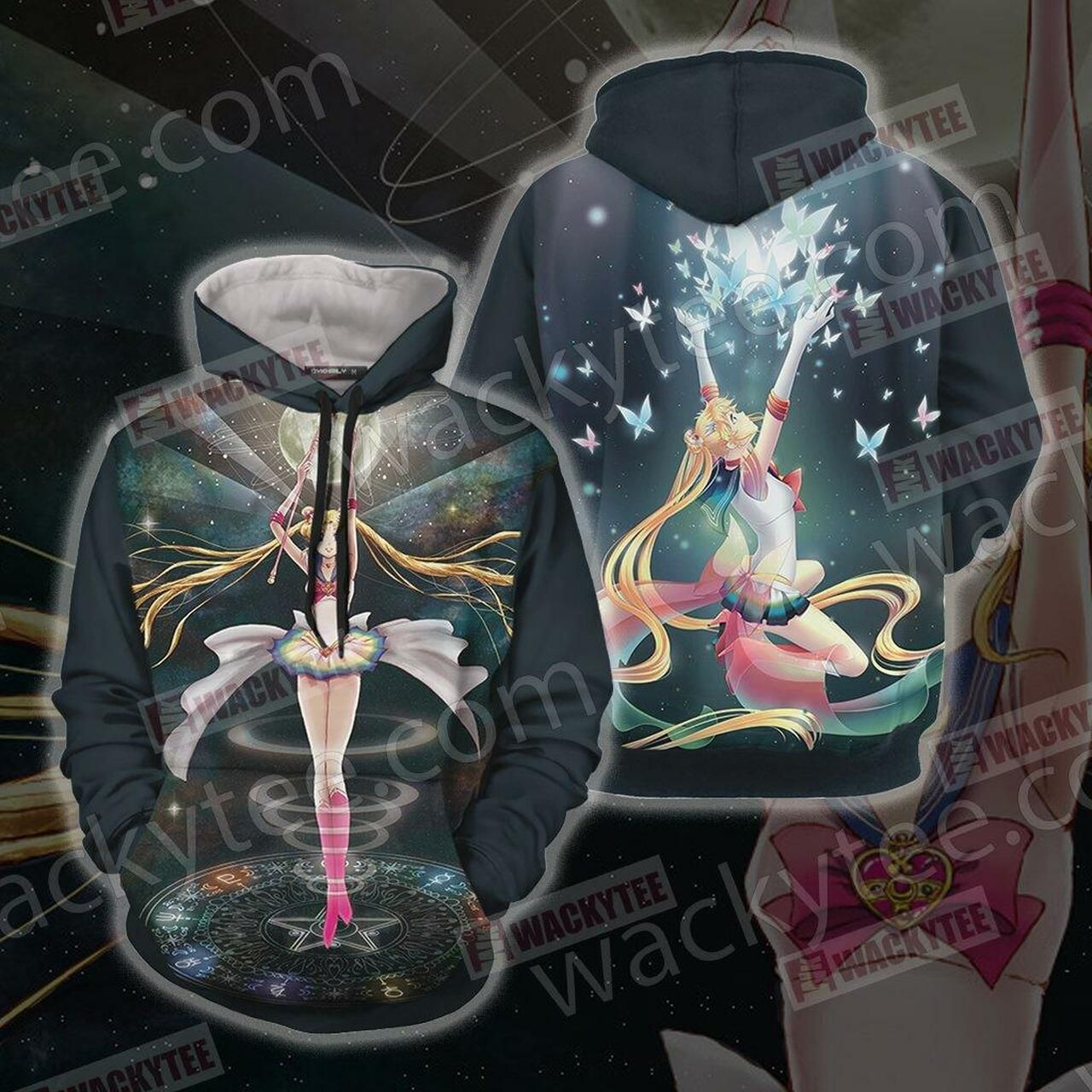 Sailor Moon New 3D All Over Print Hoodie & Zip Hoodie
