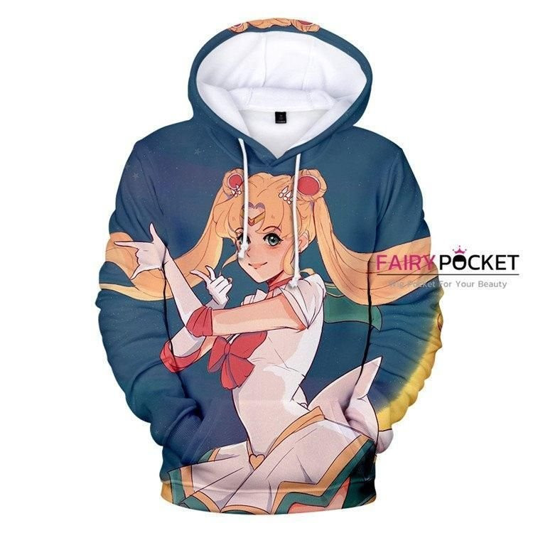 Sailor Moon Tsukino Usagi 3D All Over Print Hoodie & Zip Hoodie