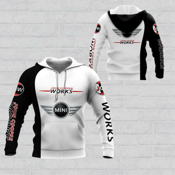 Mini John Cooper Works Shirt 689, 3d Hoodie Zip Hoodie 1864
