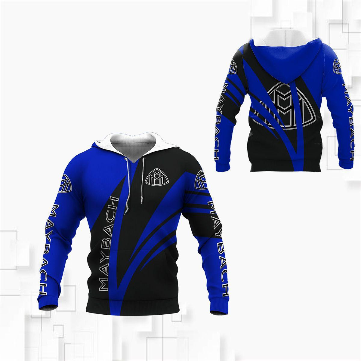 Maybach Shirt 1032, 3d Hoodie Zip Hoodie