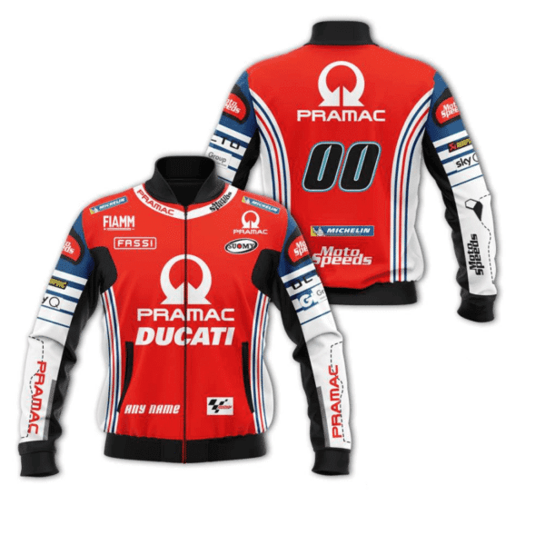 Pramac Ducati Racing Motogp Bomber Jacket 808 45
