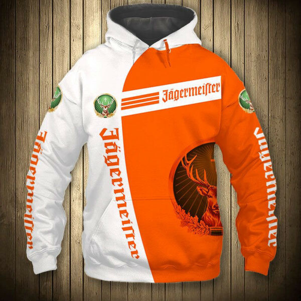 Jagermeister Liqueur 6k976 Cartoon 3d Hoodie Zip Hoodie 1156