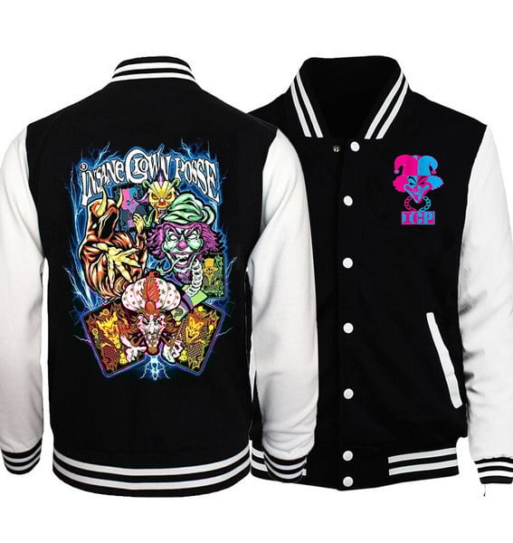 Icp Insane Clown Posse Colorful Icons Baseball Jacket Sweatshirt