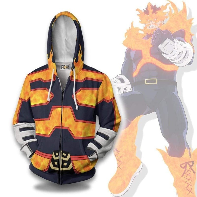 Enji Todoroki Cosplay Costume My Hero Academia 3D All Over Print Hoodie & Zip Hoodie