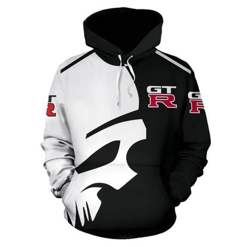 Gtr Limited New Black And White 3d Hoodie