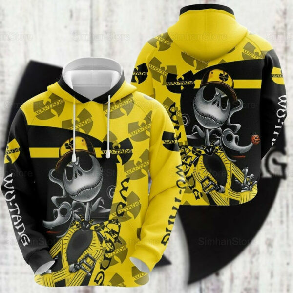 Jack Skellington Wu Tang Clan Hip Hop,wu Tang Clan 2k729 Cartoon 3d Hoodie 1558