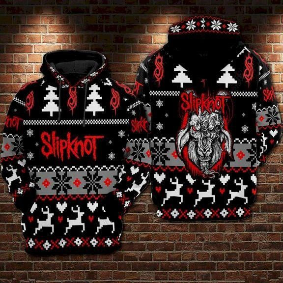 Slipknot Chsirtmas 3D All Over Print Hoodie & Zip Hoodie