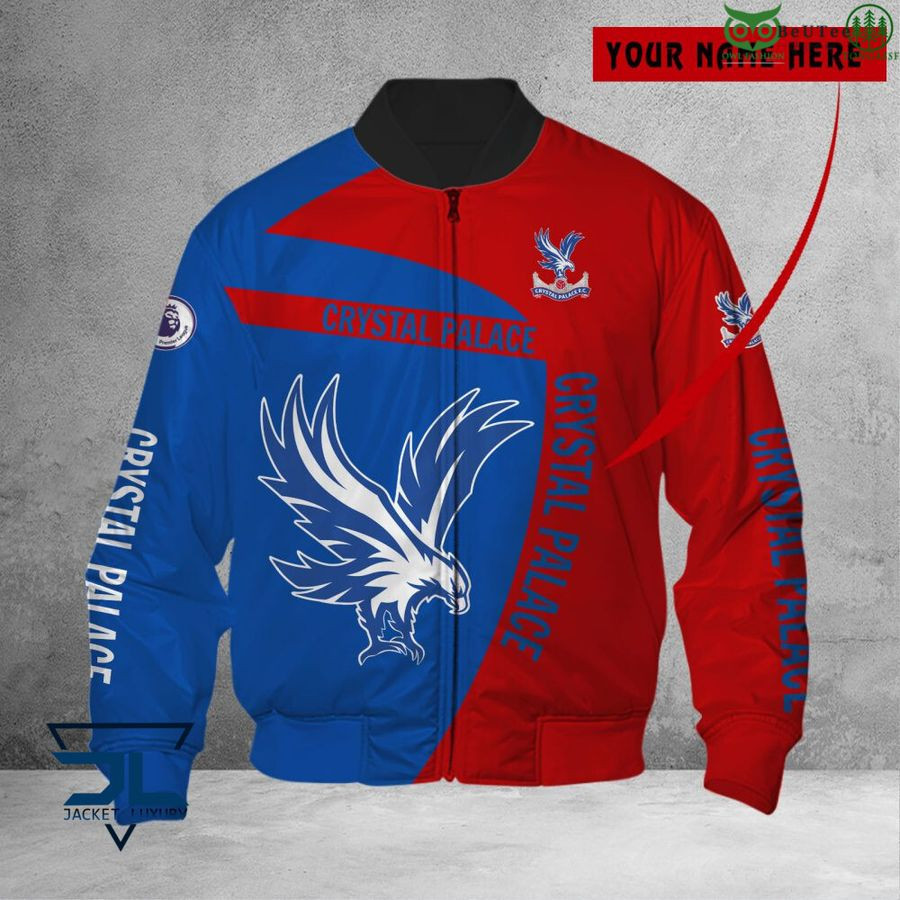 Crystal Palace FC Custom Name Premier 2022 Bomber Jacket