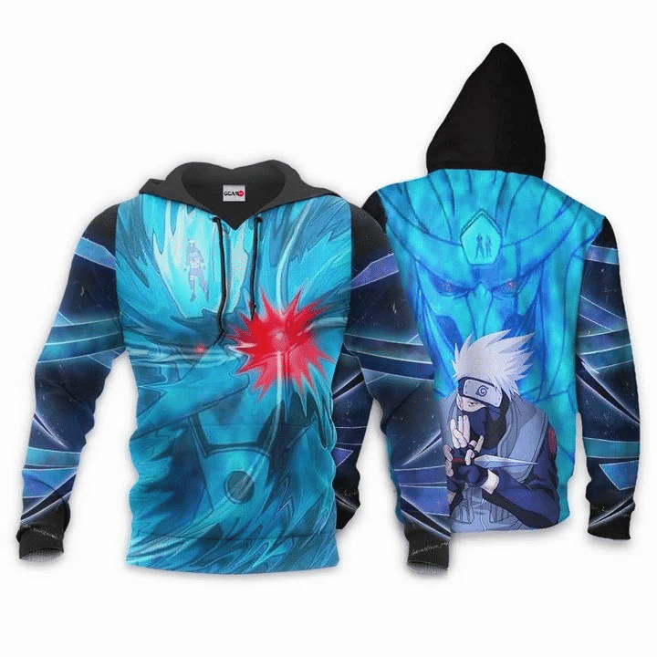 Hatake Kakashi And Susanoo Naruto 3d Hoodie Zip Hoodie