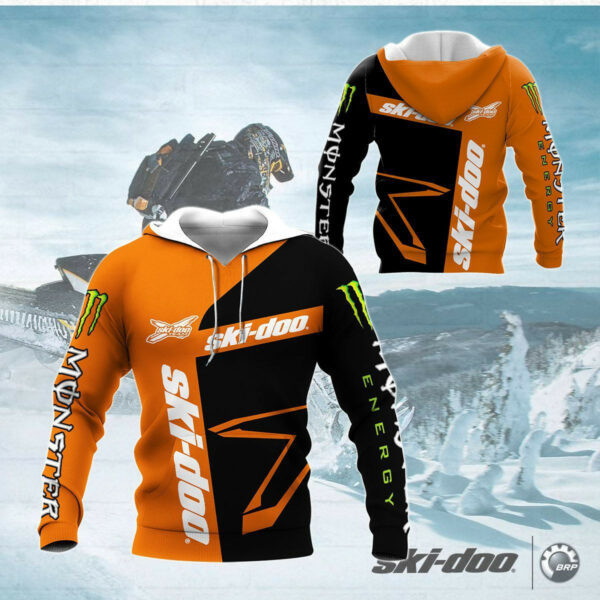 Ski-doo Racing Team 7k760 Zip Hoodie Hoodie Ii0 2584