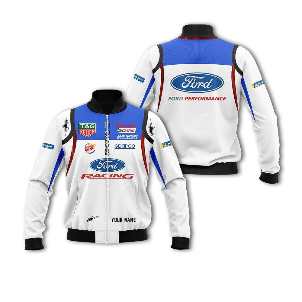 Ford Racing Tag Heuer Sparco Bomber Jacket 832