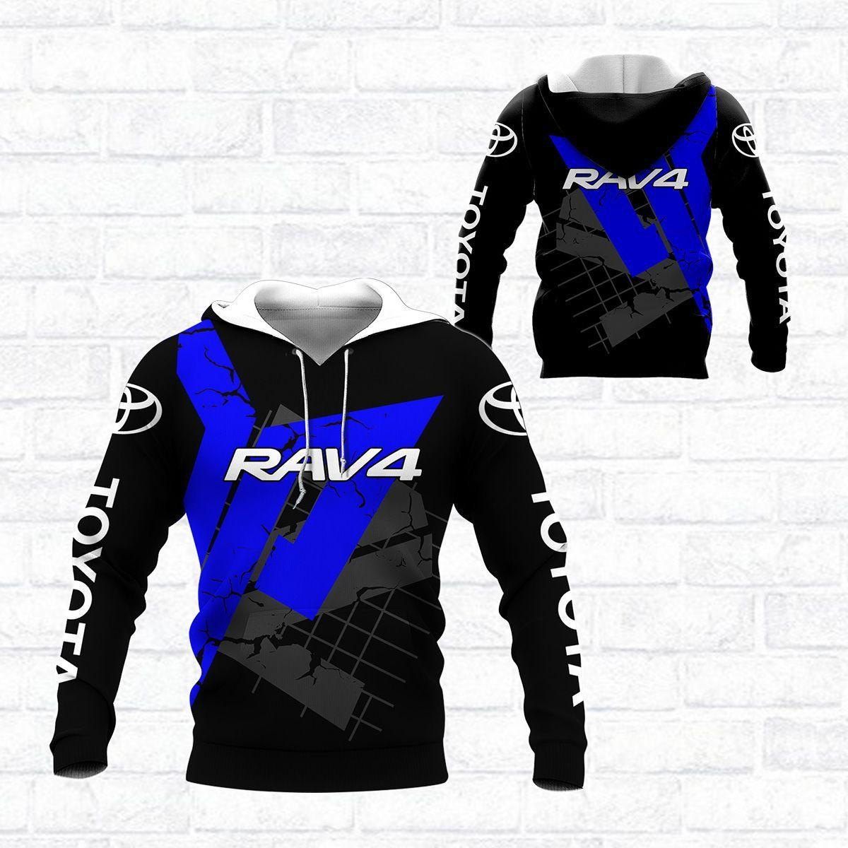 Toyota Rav4 Shirt 363, 3d Hoodie Zip Hoodie