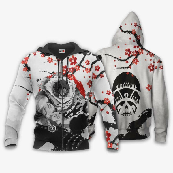 Charlotte Katakuri Japan Cherry Blossoms One Piece Anime 1k480 Cartoon Graphic Outfits Aop 3d Hoodie, Zip Hoodie 1253