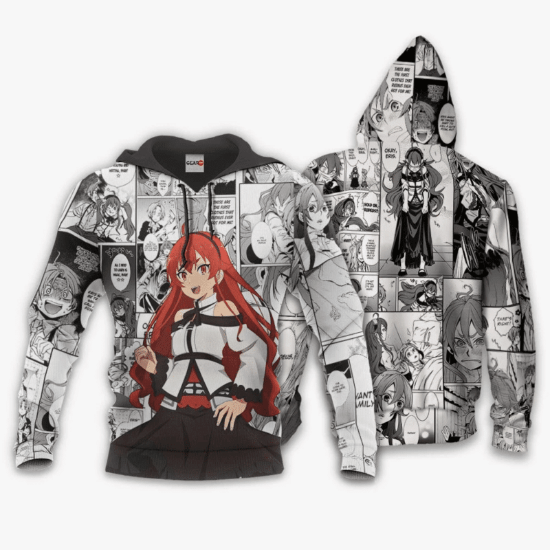 Eris Boreas Greyra Mushoku Tensei 1 3d Hoodie Zip Hoodie